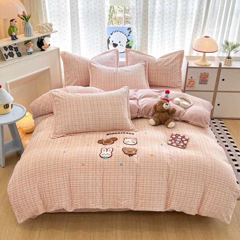 Bear and Rabbit-Pink