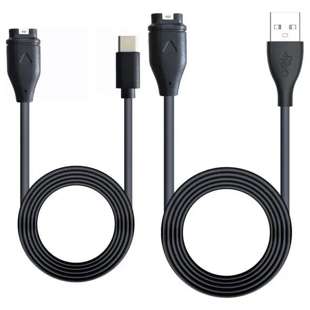 USB Replacement Charger for Garmin Vivosmart 5, Garmin Vivomove 3/3S Style Sport USB-C Smartwatch Charger Charging Cable