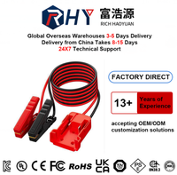 Câble de démarrage pour batterie automobile, adaptateur de batterie au lithium, alimentation de secours 12V