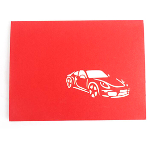 Cartes de vœux avec voiture pour garçon, 2 pièces, <span class=keywords><strong>carte</strong></span> de voiture, merci gratuitement, nouveau, vente en gros - Product Image 5