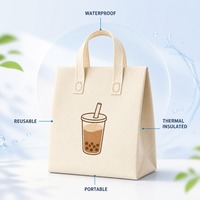 Sac isotherme Heepack OEM personnalisé avec logo imprimé, non tissé, avec poignées, imperméable, écologique, léger, pour aliments
