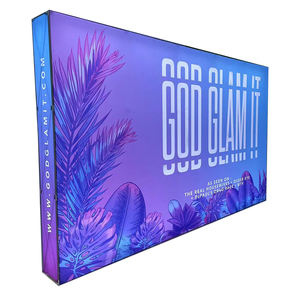 حامل خلفية LED مخصص مربع مع شاشة عرض مستقيمة للعرض التجاري كشك مطبوع - Product Image 1