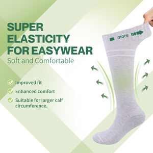 Calcetines de Compresión de Bambú Personalizados para Mujeres Embarazadas, 15-20 mmHg, hasta la Rodilla, con Amortiguación Pesada, Novedad 2026 - Product Image 2