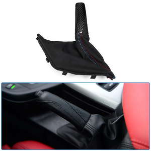 Console centrale de remplacement en fibre de carbone véritable et <span class=keywords><strong>Alcantara</strong></span> pour <span class=keywords><strong>BMW</strong></span> M3 M4 F80 F82 F30 F34 F32 2014-2018 Intérieur - Product Image 2