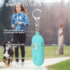 Alarma de Seguridad Personal para Mujeres, Alarma de Llavero, Autodefensa, Luz Estroboscópica y Sirena, Sirena de Seguridad de 130dB, Sirena de Autodefensa - Product Image 5