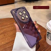 Étui souple transparent en TPU adapté au téléphone VIVO X300, film de protection d'objectif à couverture intégrale, étui de protection simple antichoc S30