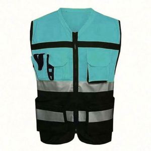 High Quality <b>Hi</b> Vis Reflective Safety Vest with Construction Work Pockets for Promotional & Business Gifts - Product Image 3