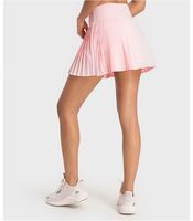 2-In-1 Großhandel individuelle Shorts plissiert Golf Röcke hohe taille cool Stoff Seite Tasche Sport Tennisbekleidung