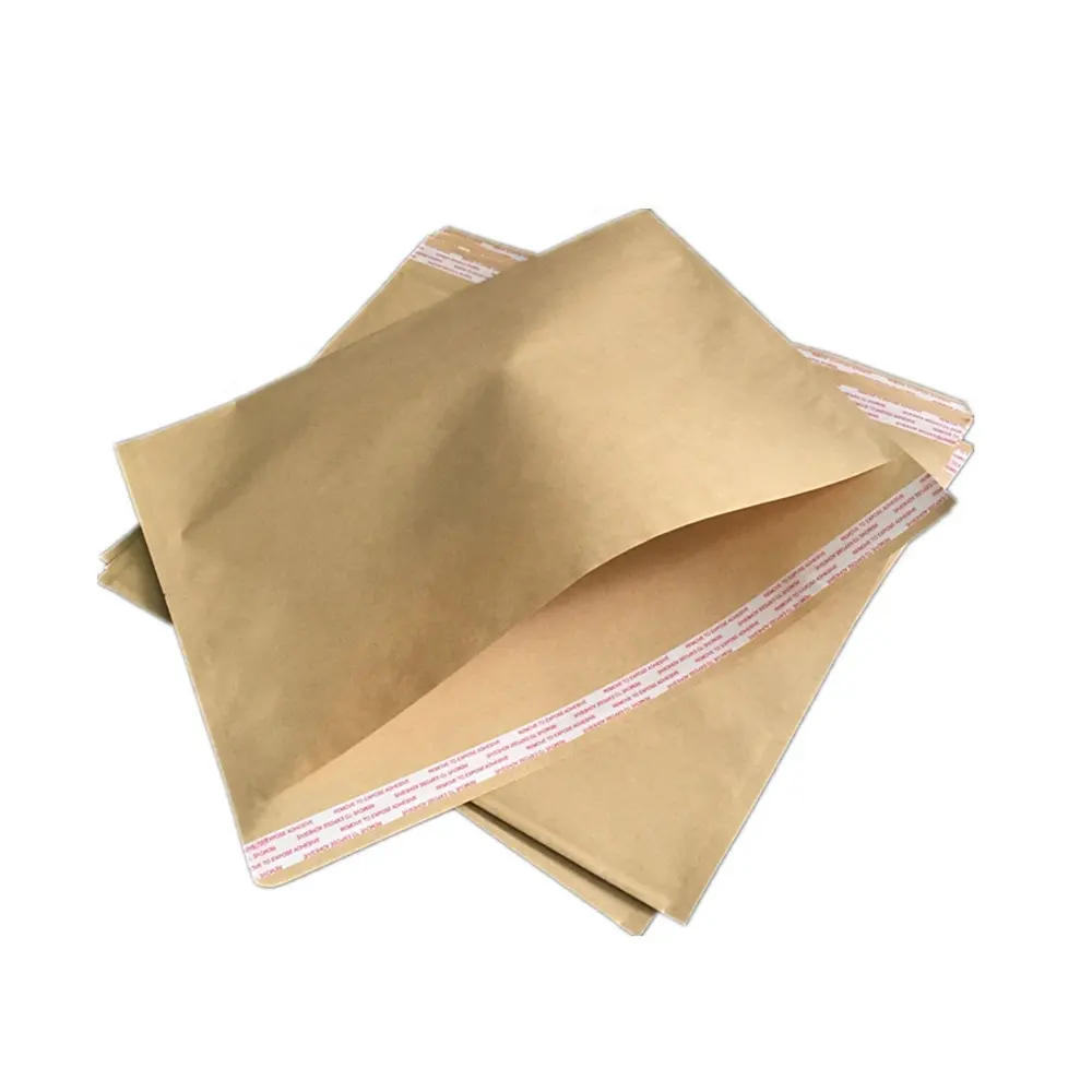 50 sacs enveloppe de livraison avec Logo personnalisé, pochette en papier Kraft marron extensible, pour la livraison, le courrier, vente en gros