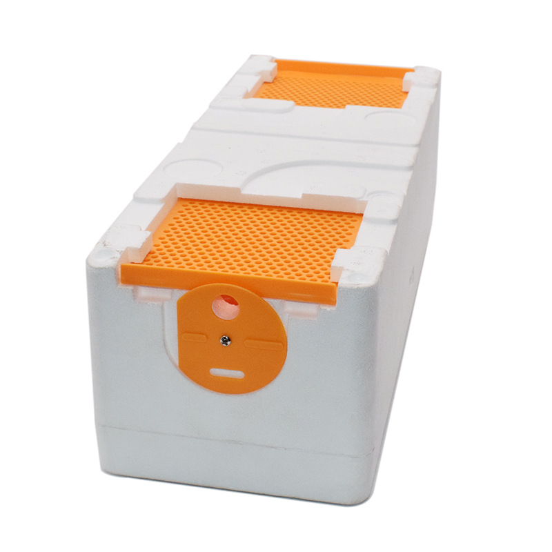 High Strength EPS Double Nuc Boxes Polystyrene Two Bee Queen Rearing Mating Nucs