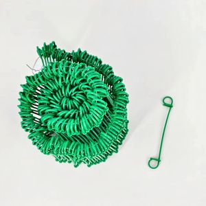 سلك ربط من الفولاذ المقاوم للصدأ <span class=keywords><strong>304</strong></span> بطول 24 بوصة مع عبوة كبيرة تحتوي على 500/1000 قطعة - مناسب للبيع بالجملة لتثبيت النباتات البحرية والحدائق - Product Image 1