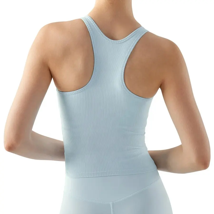 Nouveau gilet de sport lulu dos en forme de H pour les femmes coupe fixe minceur lulu yoga soutien-gorge fitness lulu haut de sport avec coussin de poitrine