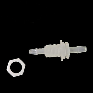 Wholesale Price Plastic Pipe Barbed Bulkhead Fitting Panel Mount Connector