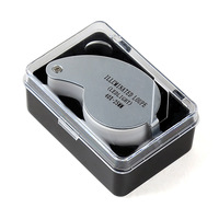 Led Light Convex Lenses Magnifying Glass for Inspection Enlarge Instrument Loupe