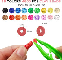 Kit de Regalo para Hacer Joyería Juvenil DIY - Juguetes para Crear Pulseras con Cuentas de Plástico