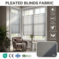 Stores alvéolaires pour fenêtres, filtrant la lumière, anti-UV, écologiques, en tissu polyester uni, double couche, personnalisables, vente en gros