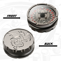 Roulette Fidget Spinner D20 Revolver, Jeu de dés originaux D&D rotatifs D20 pour jeux de rôle, Dungeons and Dragons, jeux de table