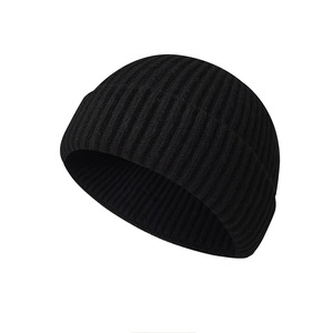 Bonnet <span class=keywords><strong>d</strong></span>'hiver tricoté avec LOGO personnalisé Mode hip hop couleur unie Bonnet tricoté tête de mort - Product Image 5