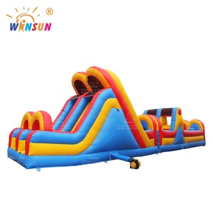 WINSUN Juego de Obstáculos Inflable con Diseño de Tres Pruebas, Castillo Inflable para Adultos y Niños - Product Image 2