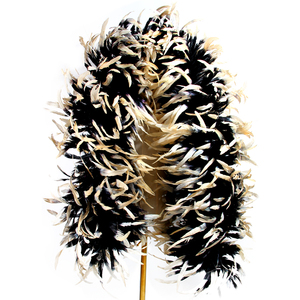 Boa de plumas de gallo con punta de color de 2 yardas al por mayor para espectáculos de burlesque, disfraces de carnaval y decoraciones de baile. - Product Image 1