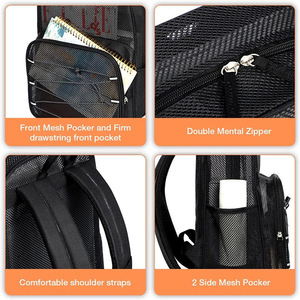 Mochila de malla transpirable personalizada transfronteriza en stock, bolsa de malla para natación y fitness, bolsa de malla transpirable para portátil, bolsa de playa. - Product Image 3