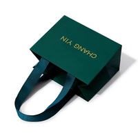 Sacs cadeaux en papier d'art classiques et écologiques avec matériaux recyclés, logo personnalisé, poignée en ruban pour l'emballage de bougies et d'artisanat
