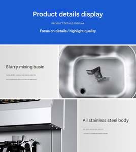 Machine à glaces automatique professionnelle à prix d'usine personnalisable pour la fabrication de rouleaux de crème glacée - Product Image 5