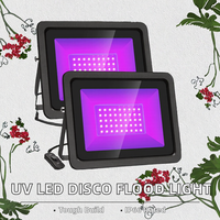 Projecteur LED COB 50W certifié IP66 pour DJ et discothèques, lumière UV 365nm, CRI 90 élevé, corps en aluminium, haute luminosité AC pour boîtes de nuit et fêtes
