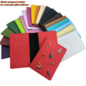 Wholesale <strong>Personalised</strong> DIY Charms Business Blank PVC Leather Case <strong>Passport</strong> Holder Leather Travel <strong>Passport</strong> <strong>Cover</strong> - Product Image 1
