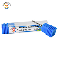 Warrior's Bit OEM fraise personnalisable fraise en carbure de maïs avec revêtement machines-outils accessoires pour le fraisage de PCB