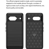 Coques de téléphone portable en TPU souple et fibre de carbone pour Google Pixel 10 9 Pro XL 10 9 8 7 6 Pro 10A 9A 8A 7A 6A, protection antichoc