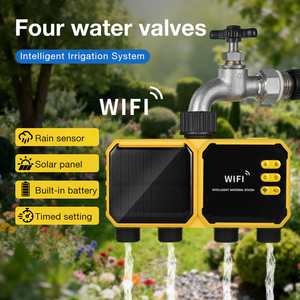 <span class=keywords><strong>Controller</strong></span> Automatico per Irrigazione da Giardino con 4 Uscite, Wi-Fi e Pannello Solare in Plastica - Product Image 2