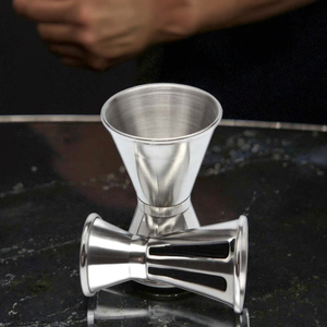 Eco-Friendly Double-Sided Stainless Steel Jigger Modern Design <strong>Bar</strong> <strong>Tool</strong> for Cocktail <strong>Bars</strong> Clubs - Product Image 1