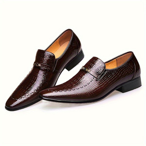 Scarpe Eleganti da Uomo <span class=keywords><strong>AHMED</strong></span> in Vera Pelle di Vacchetta, Slip-On Formali Oxford con Punta Chiusa, Rialzanti per Feste - Product Image 5