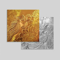 Feuille d'aluminium épaisse de 70 microns 20x30cm pour dessin DIY, peinture artistique, gaufrage métallique