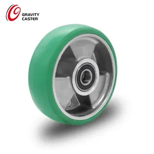 알루미늄 다이 캐스팅 및 캐스트 단조 부품 우리의 타이어 림 회전 캐스터 우레탄 바퀴 폴리 우레탄 휠