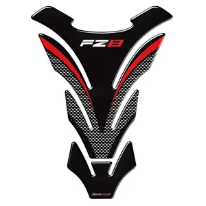 Protector de Tanque para Motocicleta <span class=keywords><strong>Yamaha</strong></span> FZ8 Fazer <span class=keywords><strong>FZ</strong></span> <span class=keywords><strong>8</strong></span>, Diseño 3D con Aspecto de Carbono, Adhesivos Decorativos - Product Image 1