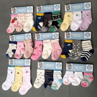 Chaussettes pour enfants en coton pur, mi-mollet, motif dessin animé mignon, tendance 2026, pour bébés et jeunes enfants (garçons et filles)