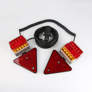 Kit de feux arrière magnétiques pour <span class=keywords><strong>remorque</strong></span> <span class=keywords><strong>Plaque</strong></span> d'immatriculation à réflecteur de frein et indicateur arrière à LED - Product Image 2