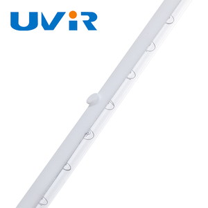 Emisor infrarrojo de un solo tubo con revestimiento blanco de onda corta SK15S para procesos industriales - Product Image 4