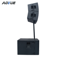 Subwoofers passifs professionnels V918 de 18 pouces en néodyme pour scène extérieure avec amplificateur