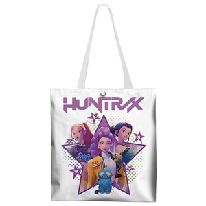 Yüksek Kaliteli Kpop Demon Hunter Tote Çanta Yenilikçi Öğrenci Alışveriş Bez Çantaları Öğrenciler için Çizgi Film Karakteri - Product Image 4