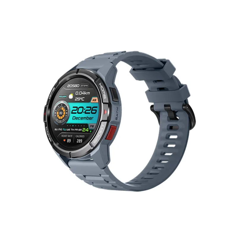Mibro GS 액티브 GPS 스마트 워치 글로벌 버전 AMOLED 스크린 블루투스 통화 5ATM 방수 400mAh 스포츠 5ATM 스마트 시계