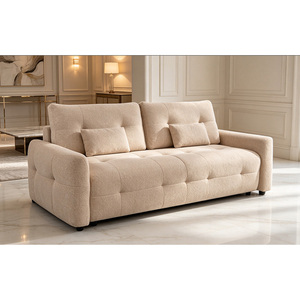 Juego de Sofás Seccionales de Lujo, Sofá Cama de Tres Plazas con Diseño Europeo, Almacenamiento, Cómodos Canapés de Salón, Sofás Cama Plegables - Product Image 2