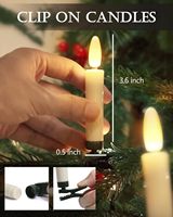 Bougie pilier sans flamme à LED scintillante 3D à piles, blanc chaud, avec télécommande, pour Halloween, Noël et Pâques