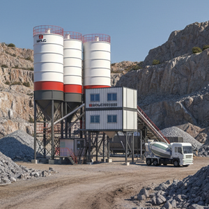 High Quality NFLG Schwing <strong>Stetter</strong> HZS120J/HZS180J Electric Concrete Batching Plant Line - Product Image 1
