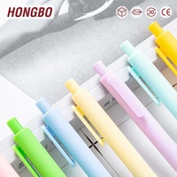 Stylo Gel Rétractable Style Frais en Métal Personnalisable avec Logo, Bannière Créative Couleurs Bonbon, Pointe Bille 0,5 mm, Orange, Idéal Cadeau