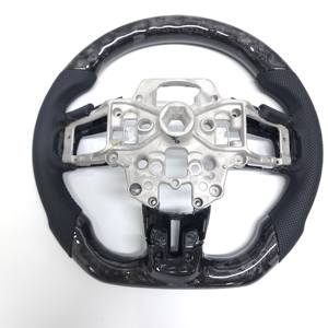Volante de Fibra de Carbono Forjado para Ford <span class=keywords><strong>Mustang</strong></span> <span class=keywords><strong>GT</strong></span> V6 EcoBoost Shelby GT350 GT500 2015 <span class=keywords><strong>2016</strong></span> 2017 2018 2019 2020 2021 2022 2023 - Product Image 6