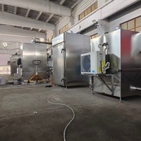 Machine à fumage chaud et froid en acier inoxydable pour saucisses, jambon et bacon