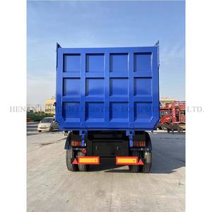 <span class=keywords><strong>Semi</strong></span>-<span class=keywords><strong>remorque</strong></span> à benne basculante arrière à 3 essieux et 12 roues, robuste, avec benne hydraulique et bâche en acier - Product Image 6